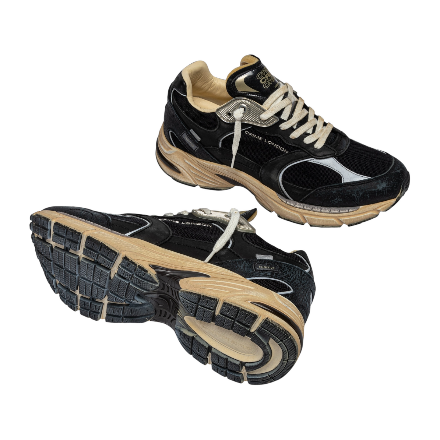 Crime London - Sneaker Fugitive 9094 Smoky Black