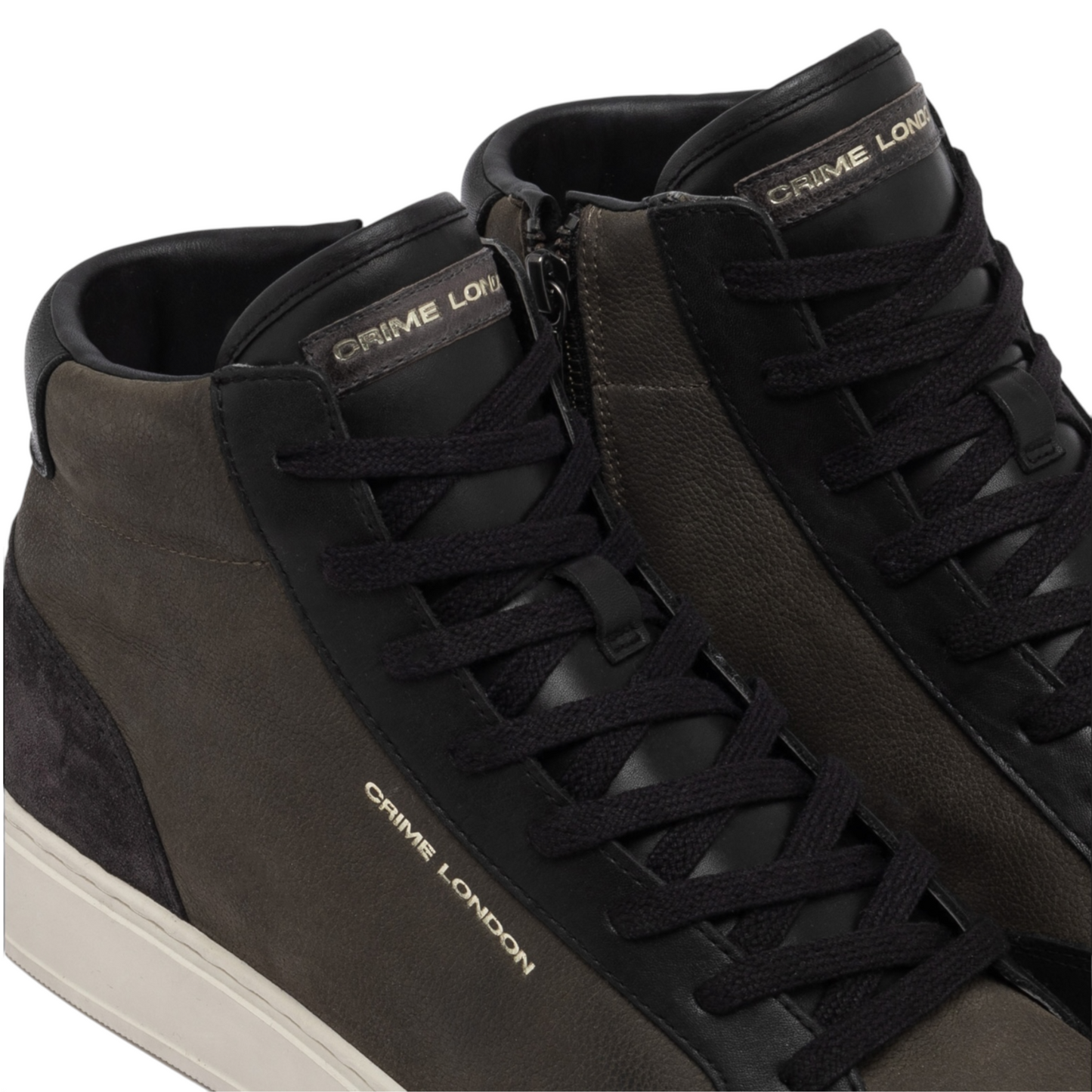 Crime London - Sneaker Eclipse High Army Green