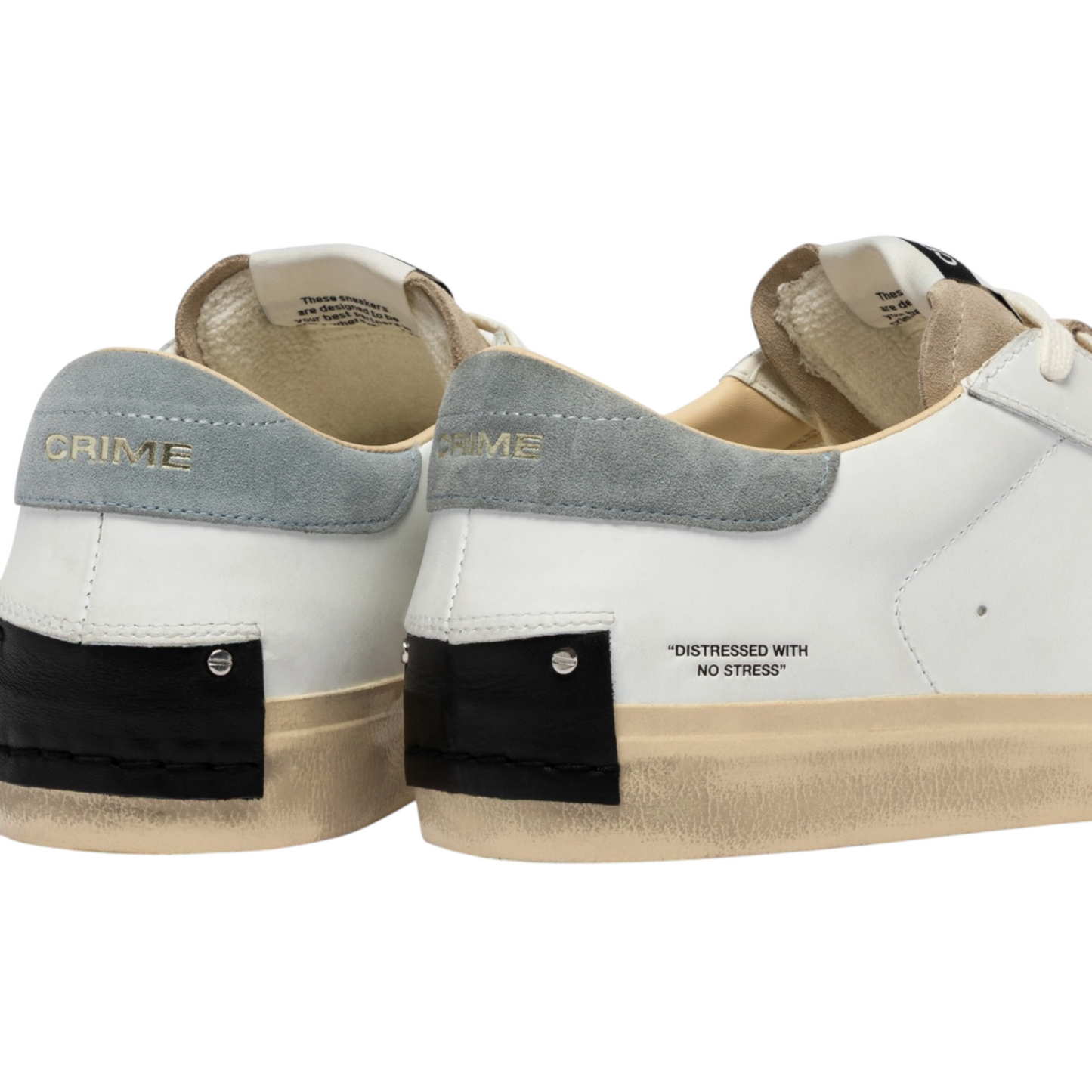 Crime London - Sneaker Distressed 2.0 Stone Grey