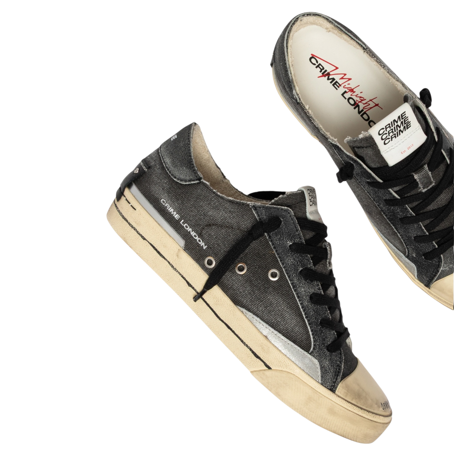 Crime London - Sneakers Recut Low Magna Black
