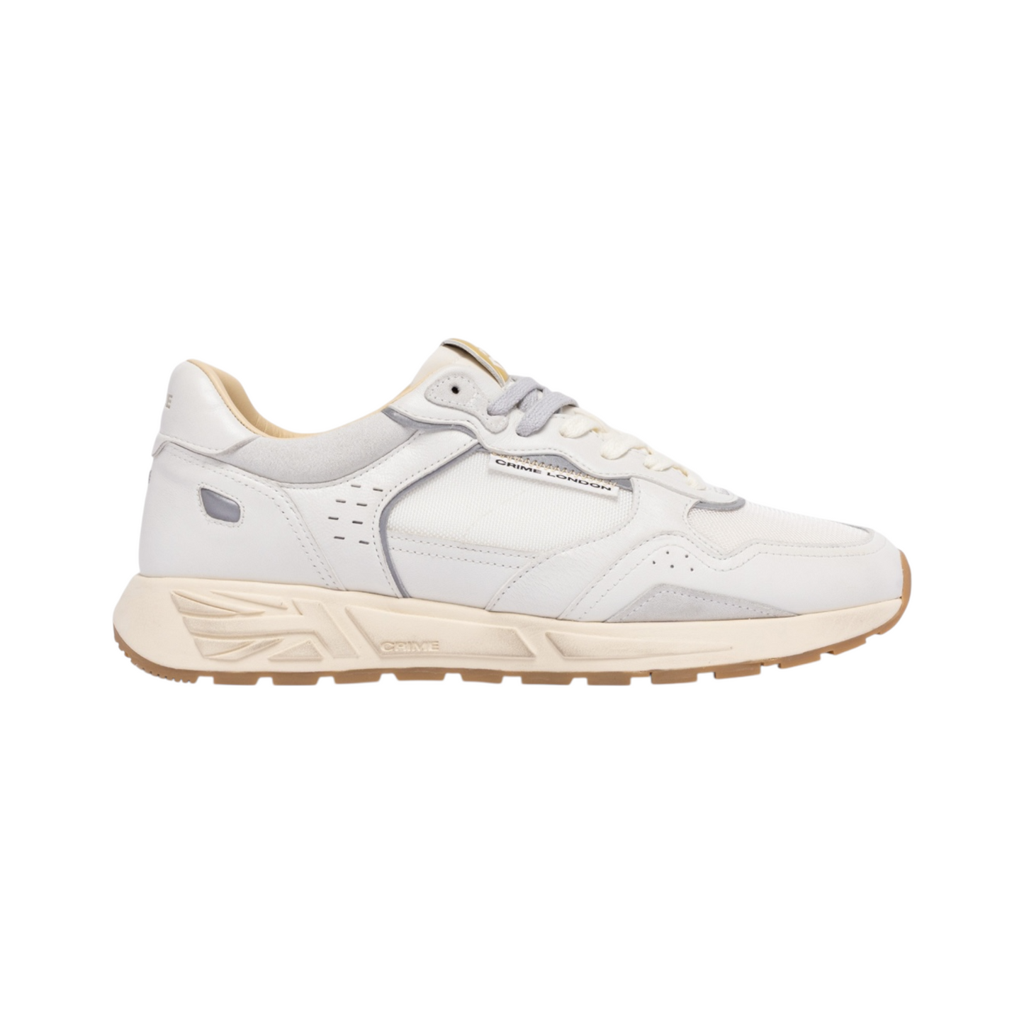 19600 - CRIME LONDON SNEAKERS RUSH ALMOND WHITE