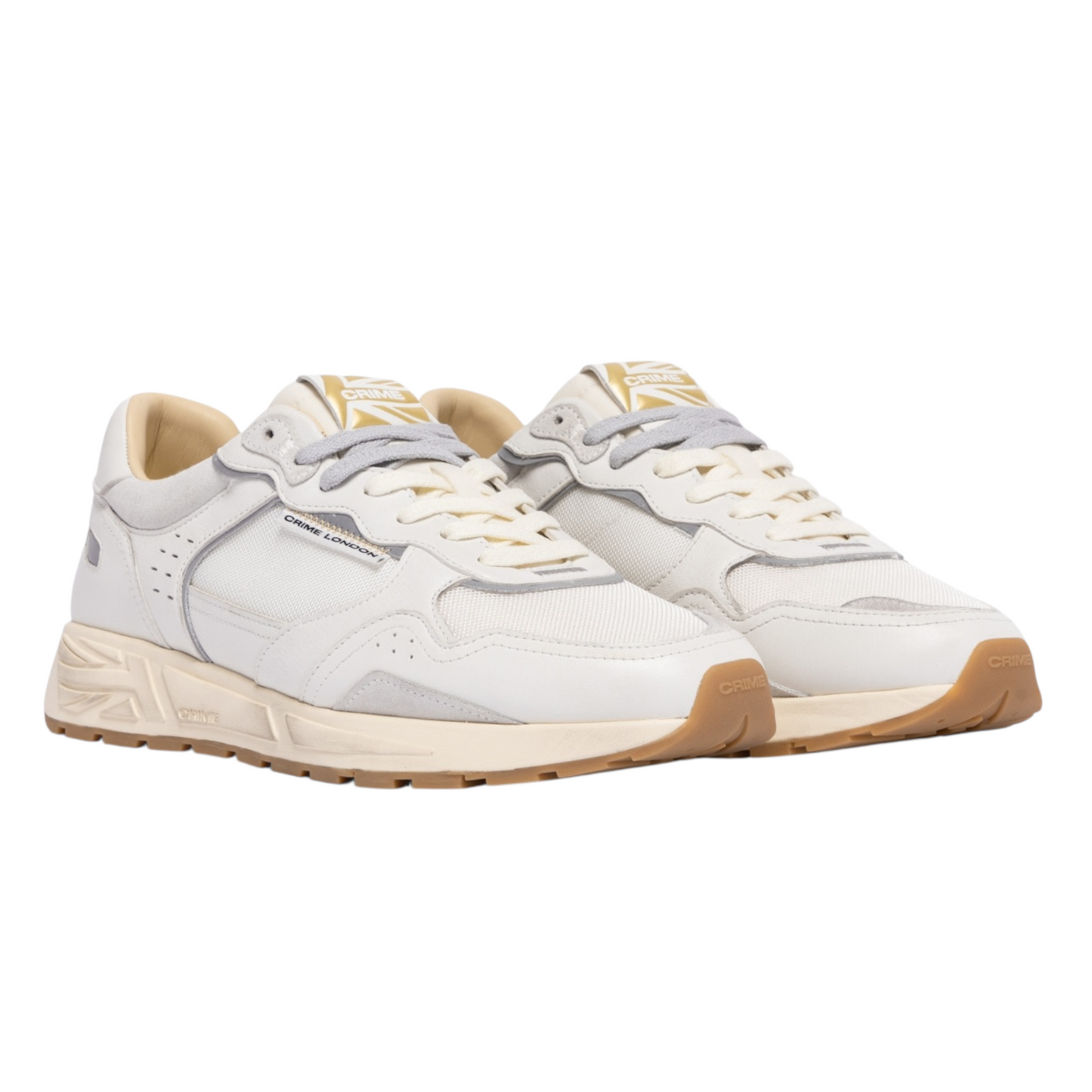 Crime London - Sneaker Rush Almond White