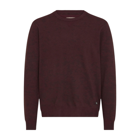 20715850 - BLEND BRUTON CREW NECK BORDEAUX