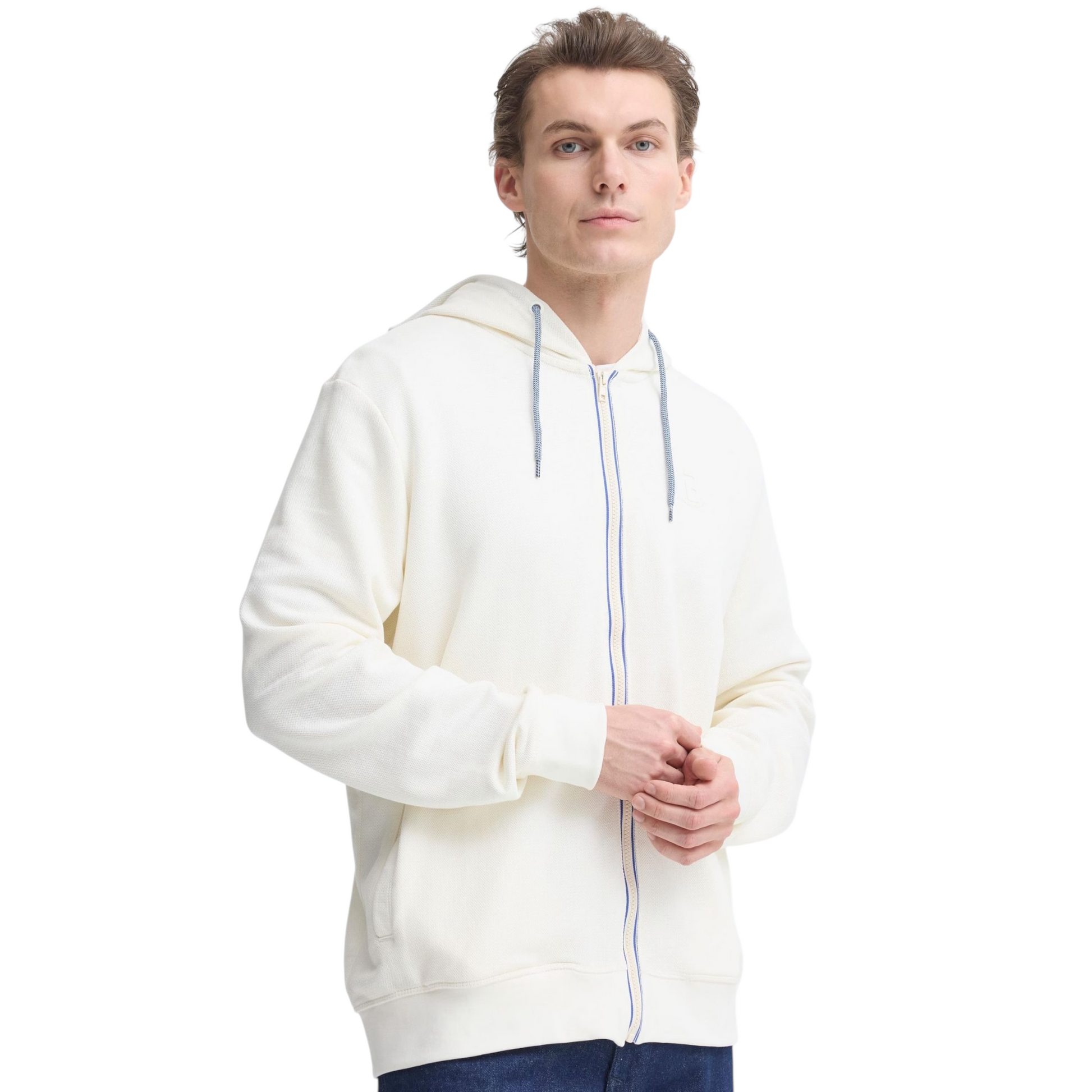 20720475 - BLEND JUMA SWEAT ZIPP BIANCO 