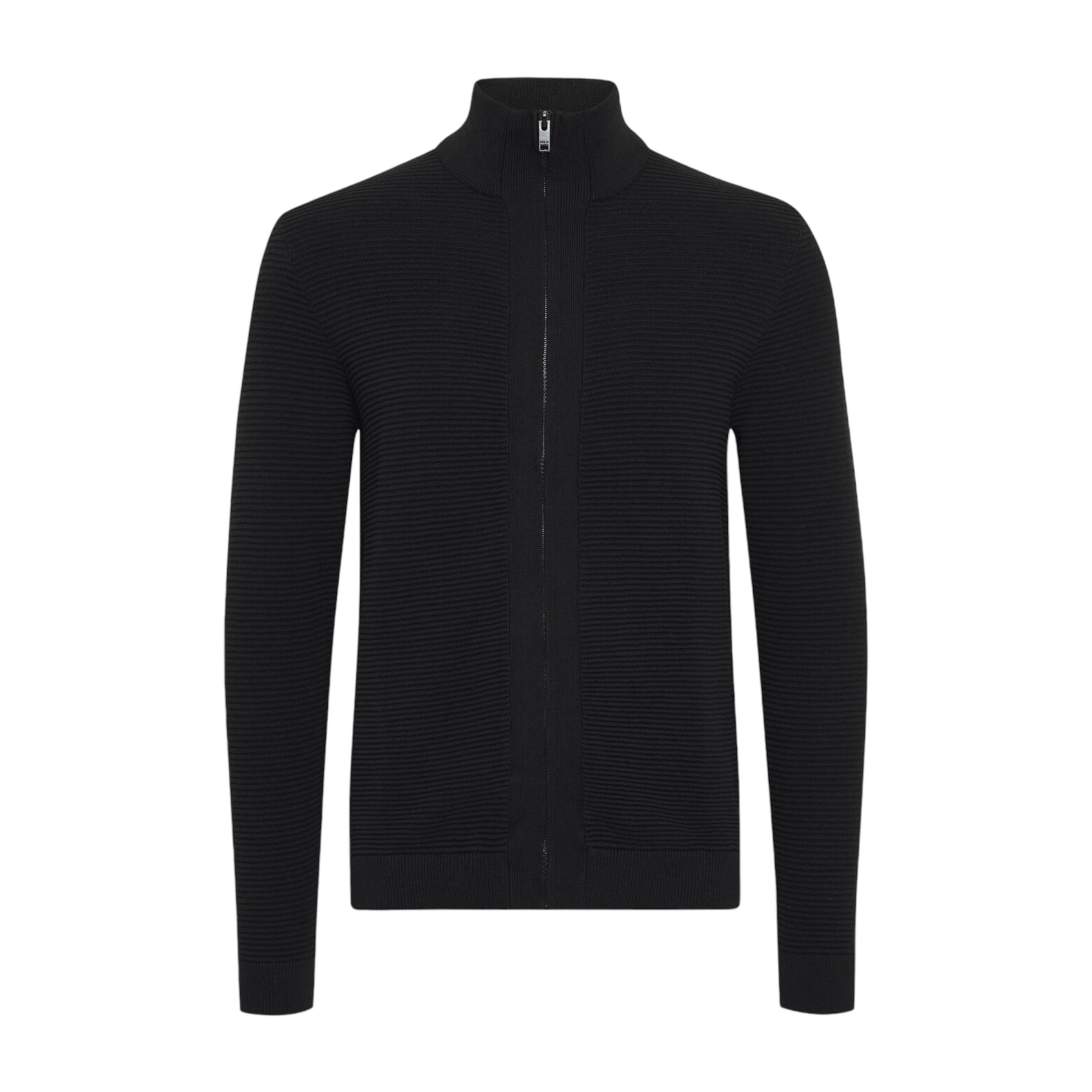 21106845 - SOLID CARDIGAN ZIP VALENCIA NERO