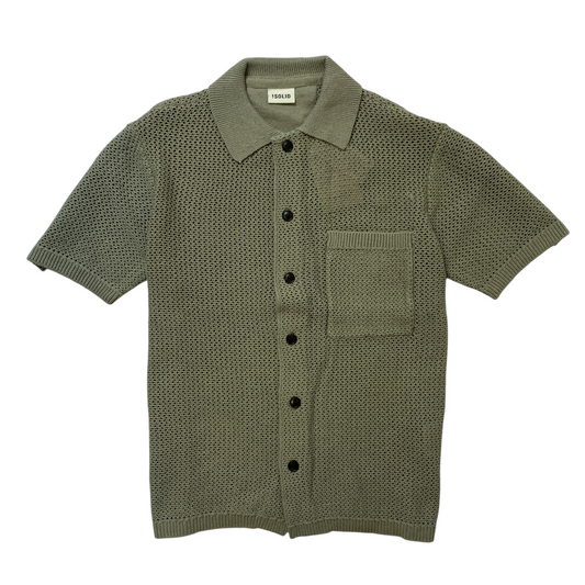 21108644 - Solid Camicia Petri Verde Militare