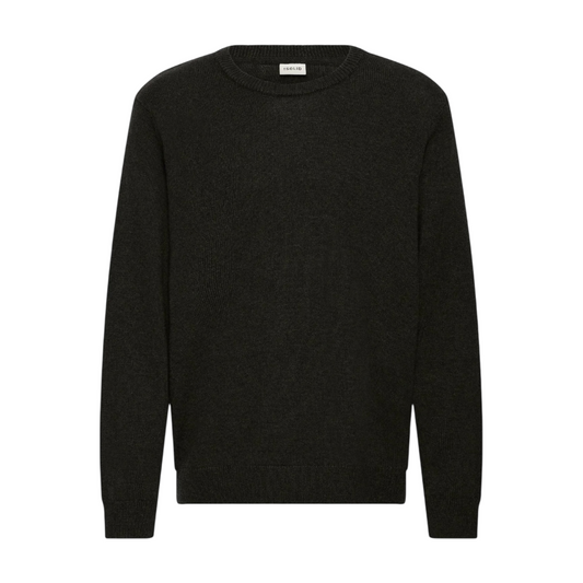 21108783 - SOLID PULLOVER RICK ONECK BLACK