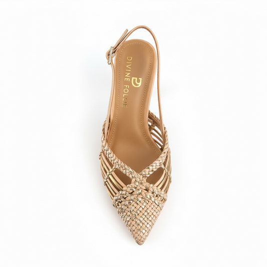 Divine Follie - Slingback Intrecciate