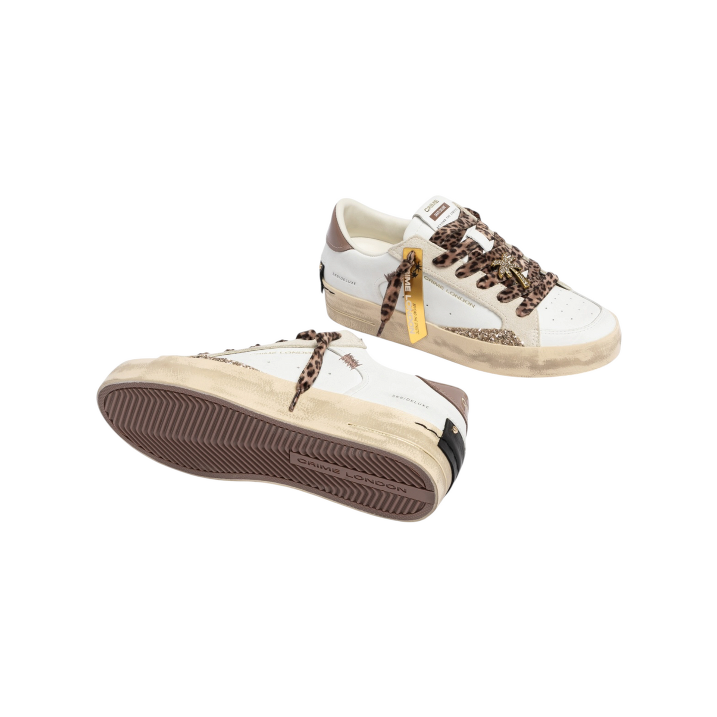 Crime London - Sneakers Sk8 Deluxe Jungle Palm
