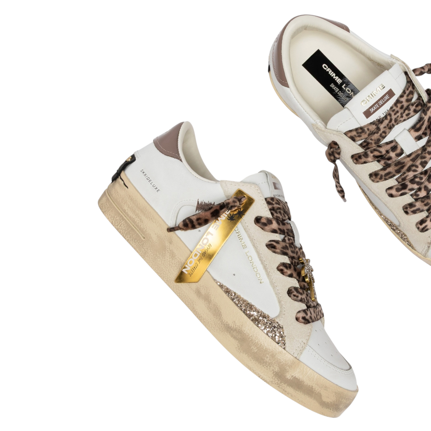 Crime London - Sneakers Sk8 Deluxe Jungle Palm