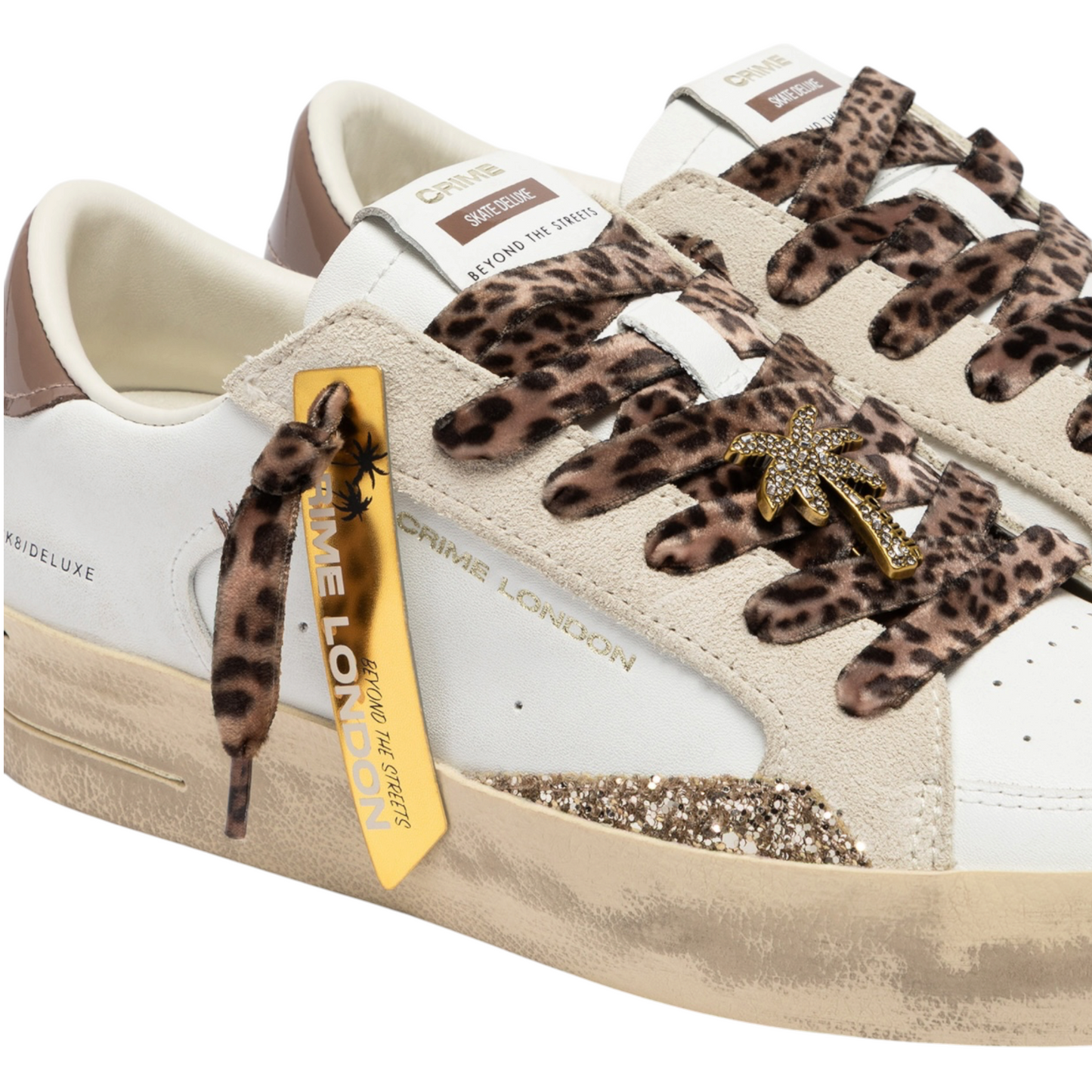 Crime London - Sneakers Sk8 Deluxe Jungle Palm