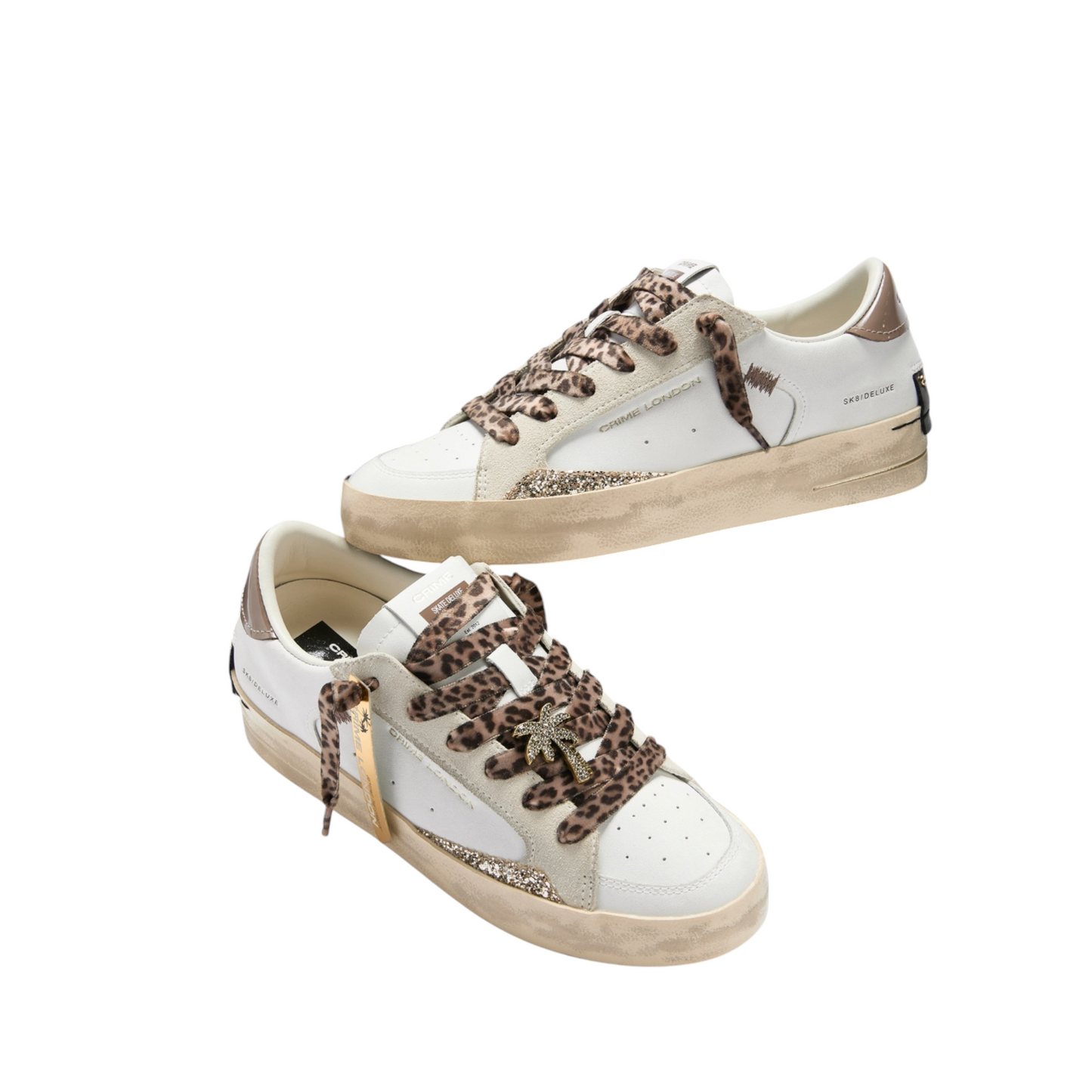 Crime London - Sneakers Sk8 Deluxe Jungle Palm