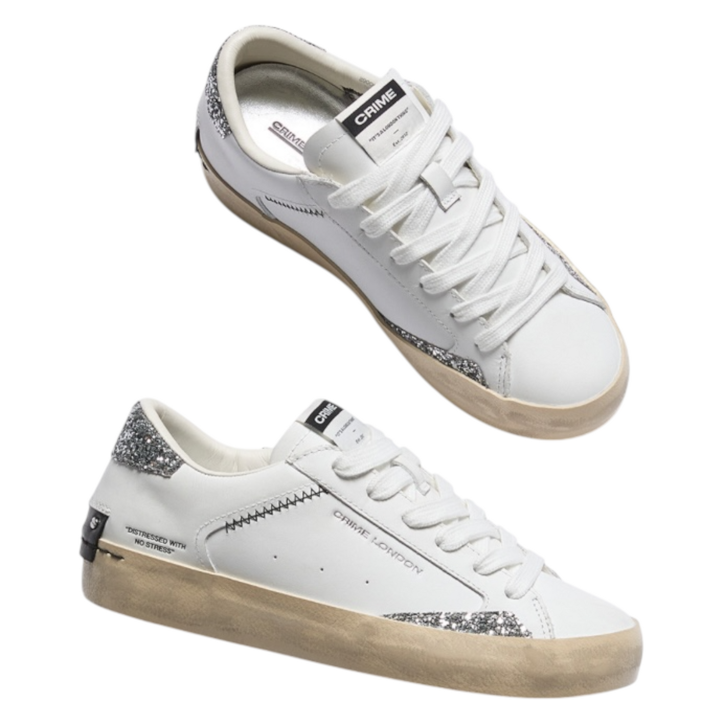 Crime London - Sneakers Distressed Spring Frost