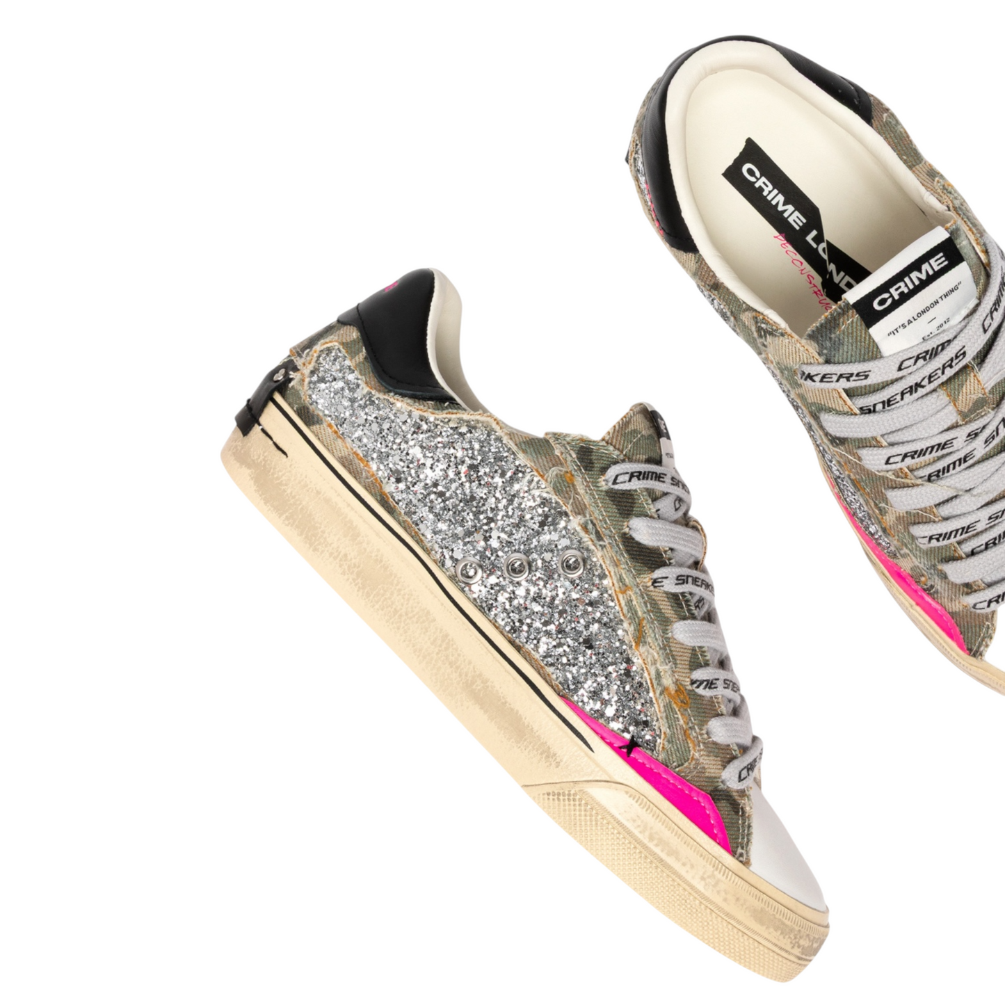 Crime London - Sneakers Deconstructed Camo Stardust