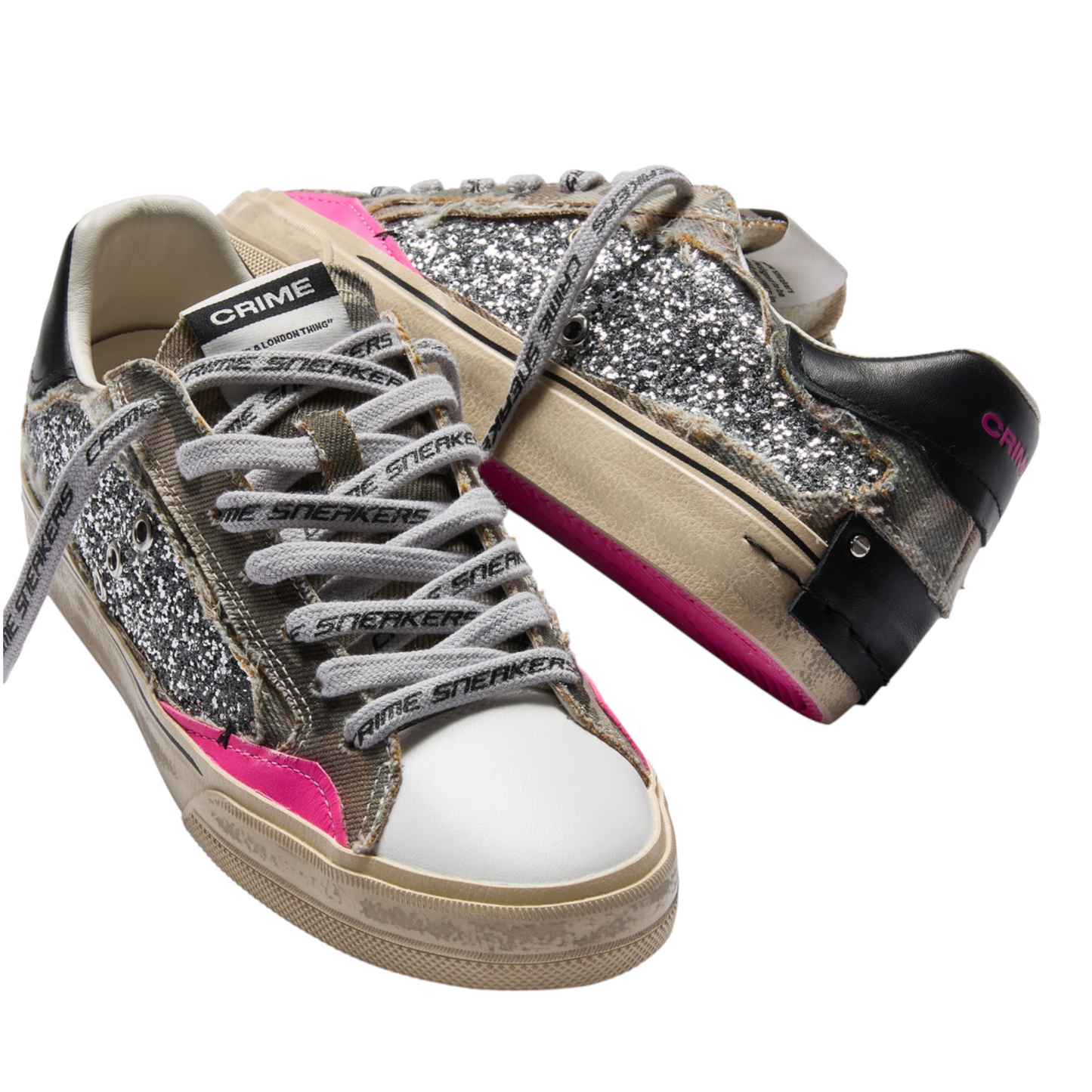 Crime London - Sneakers Deconstructed Camo Stardust