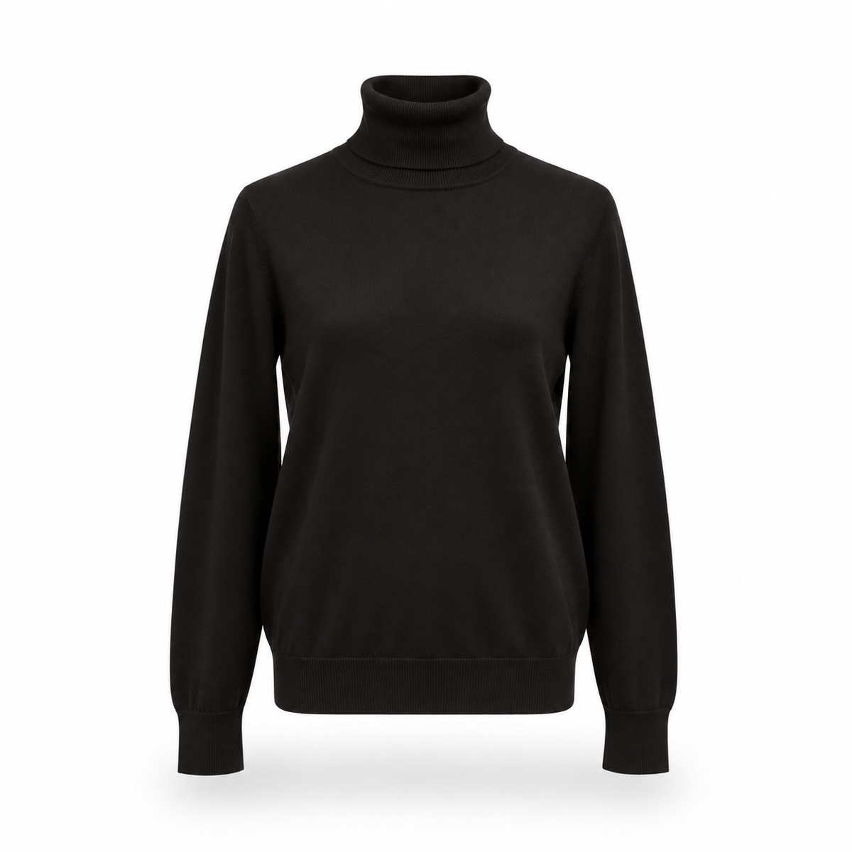 2AC2051 - VICOLO KNITWEAR maglia collo alto NERO