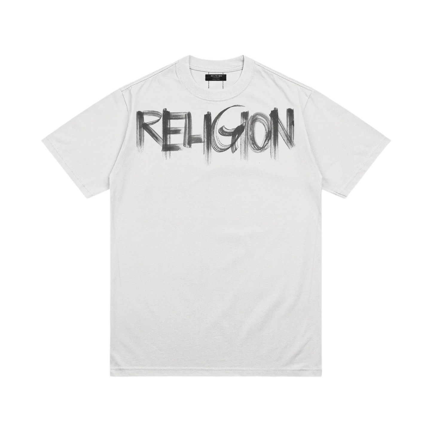 34BRHN96 - RELIGION T-SHIRT BRUSH WHITE