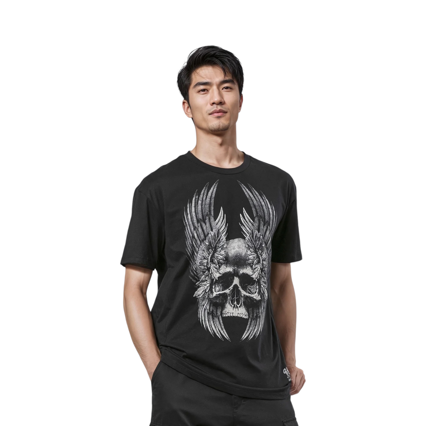 Religion - T-shirt Wings Skull