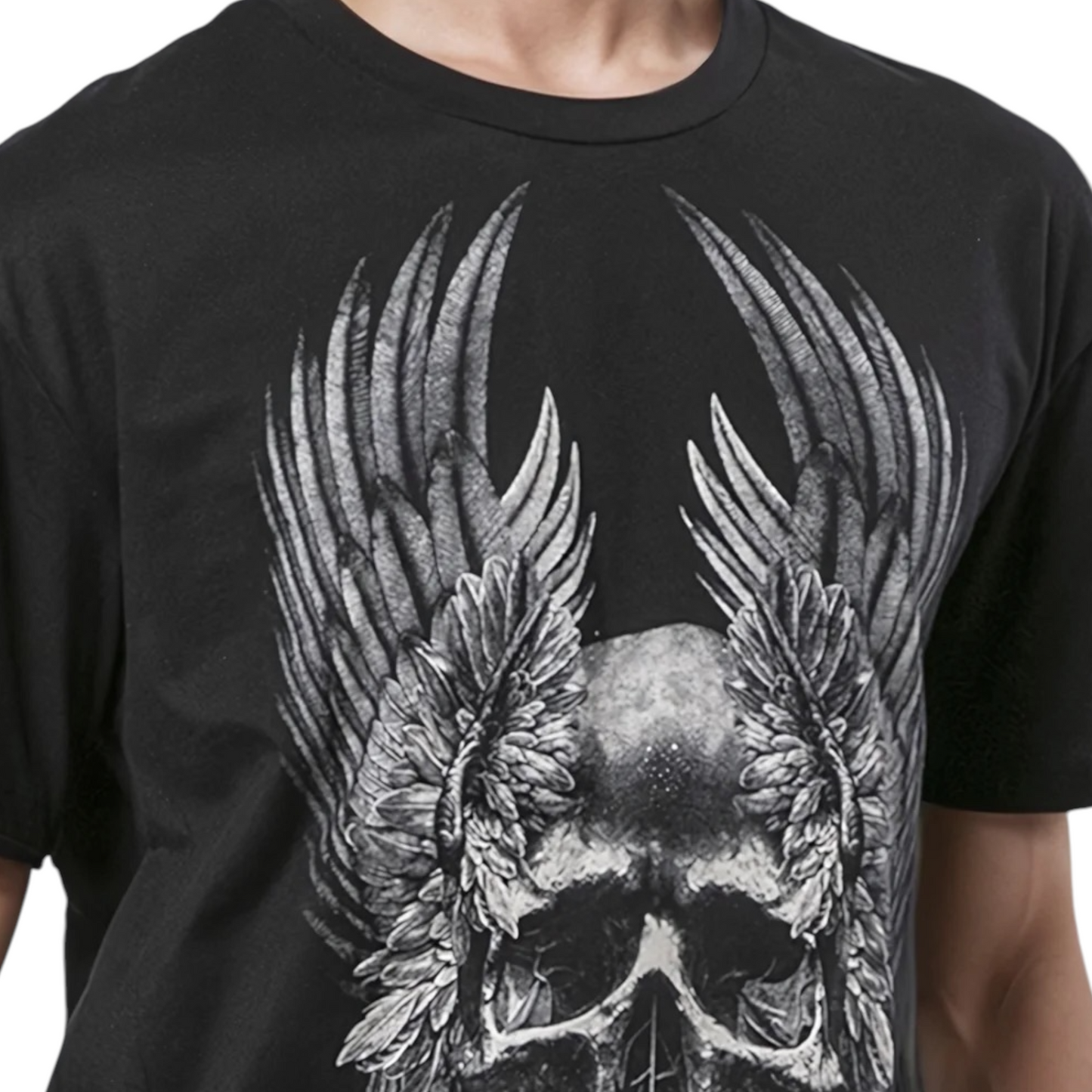 Religion - T-shirt Wings Skull