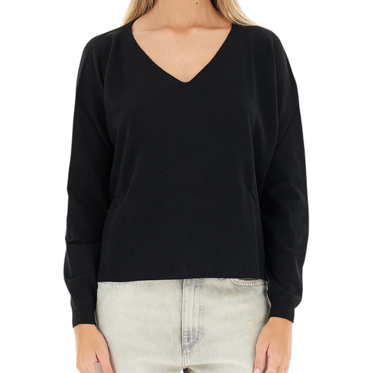 44003F - VICOLO KNITWEAR V NERO