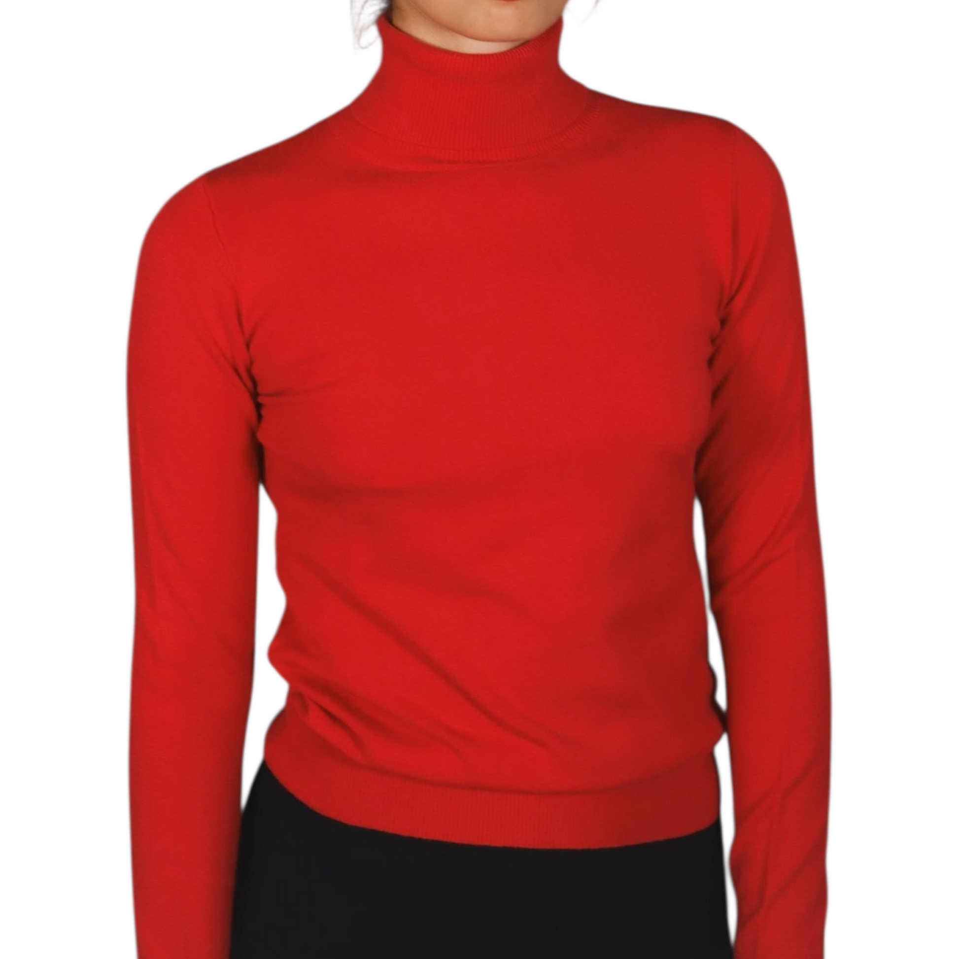 44008F - VICOLO HIGH NECK ROSSO