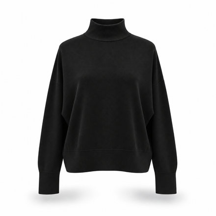 Vicolo - Maglia Mezzo Collo Box Fit