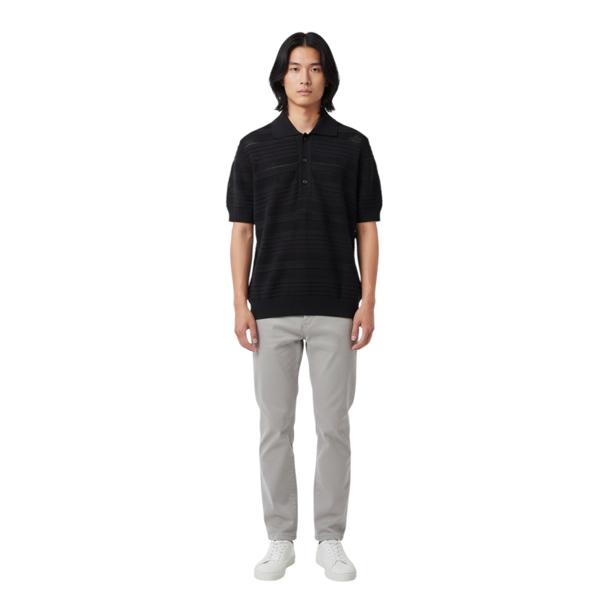 536415 - BECOME POLO BANDE NERO