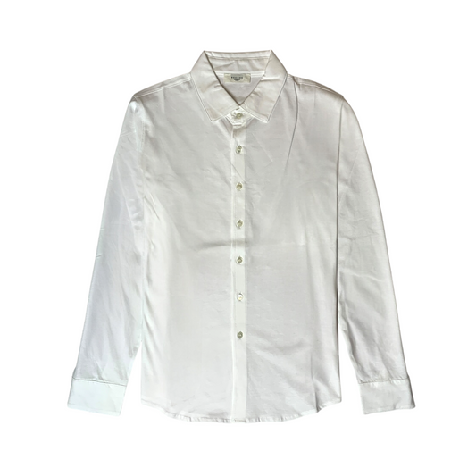 575365 - Become Camicia Jersey ML Bianco