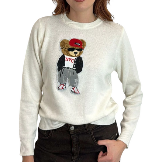 77355F - VICOLO KNITWEAR PANNA