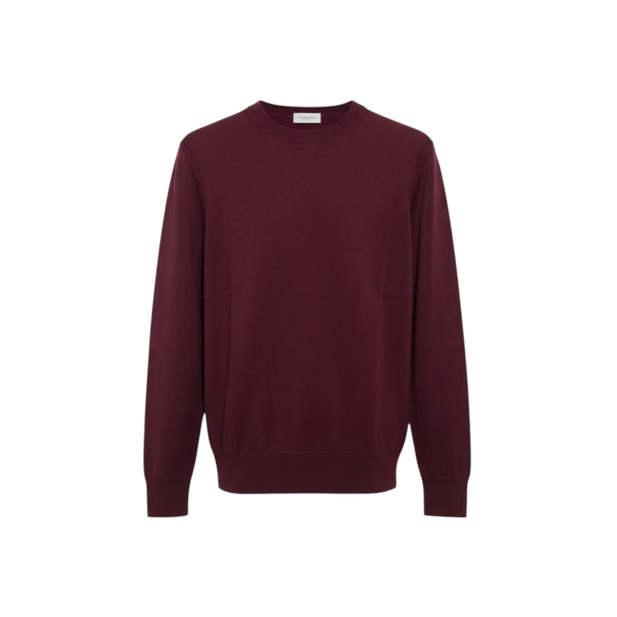 A001 - PAOLO PECORA MAGLIA RASATA BORDEAUX