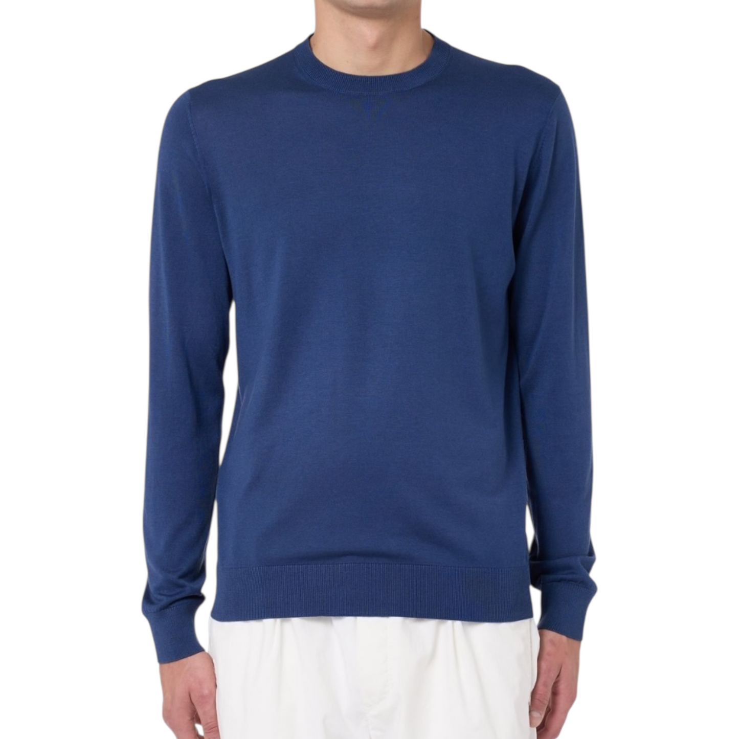 A002 - PAOLO PECORA MAGLIA SETA M/L BLUETTE