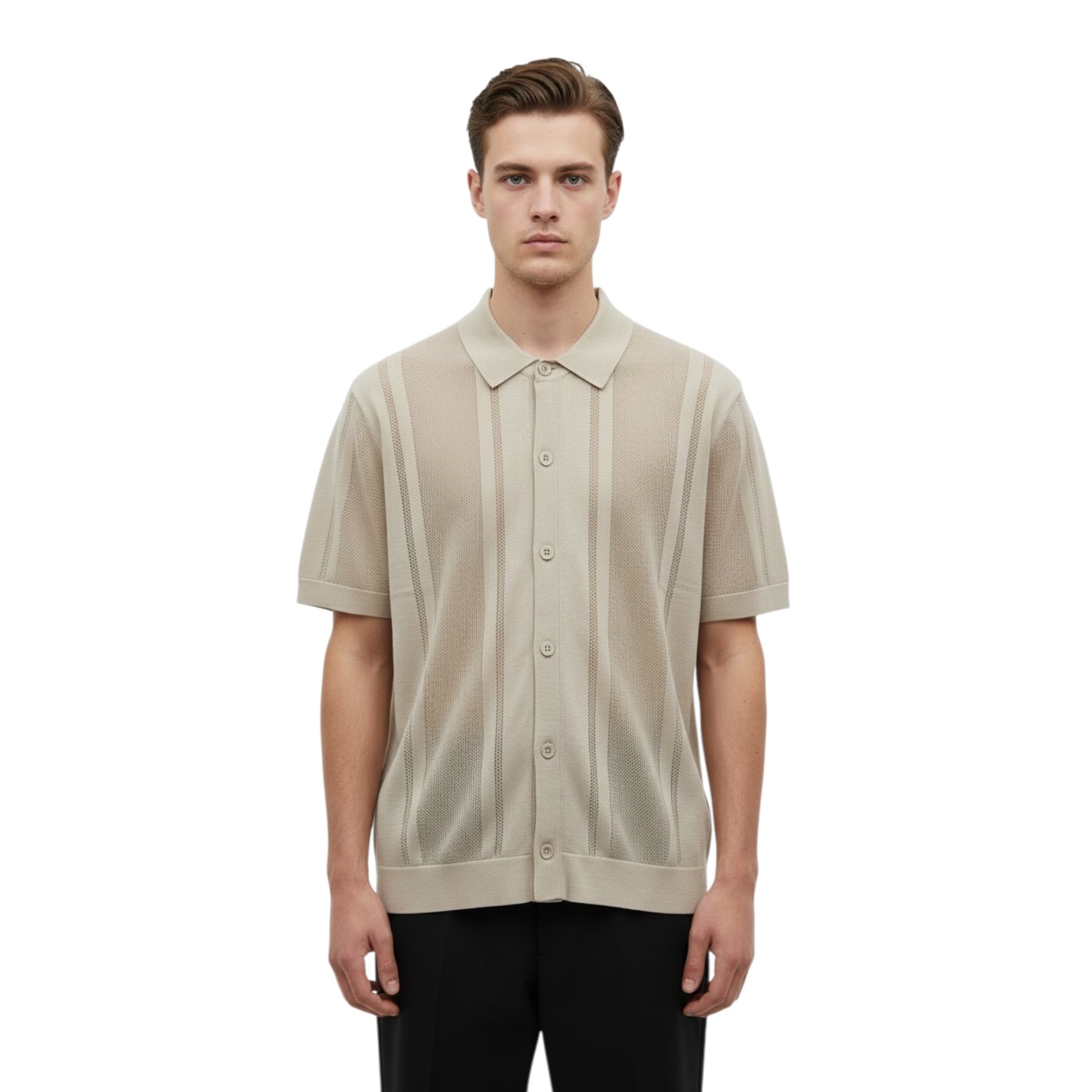 A033 - PAOLO PECORA MAGLIA GOLF PANNA