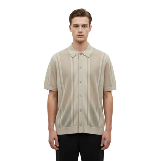 A033 - PAOLO PECORA MAGLIA GOLF PANNA