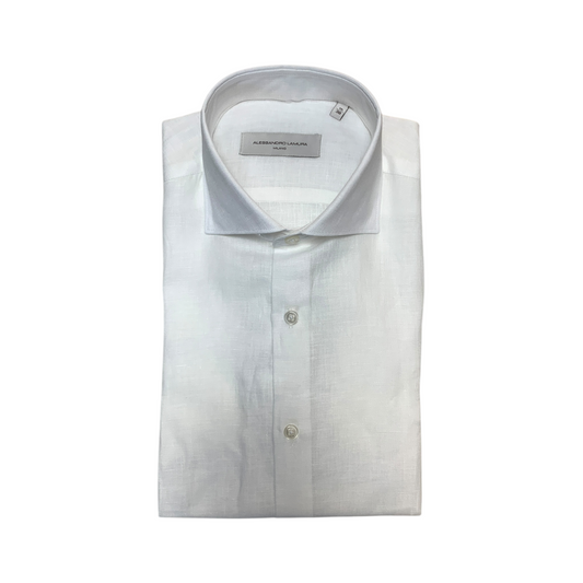 ADAM10 - ALESSANDRO LAMURA CAMICIA ADAM LINO BIANCO