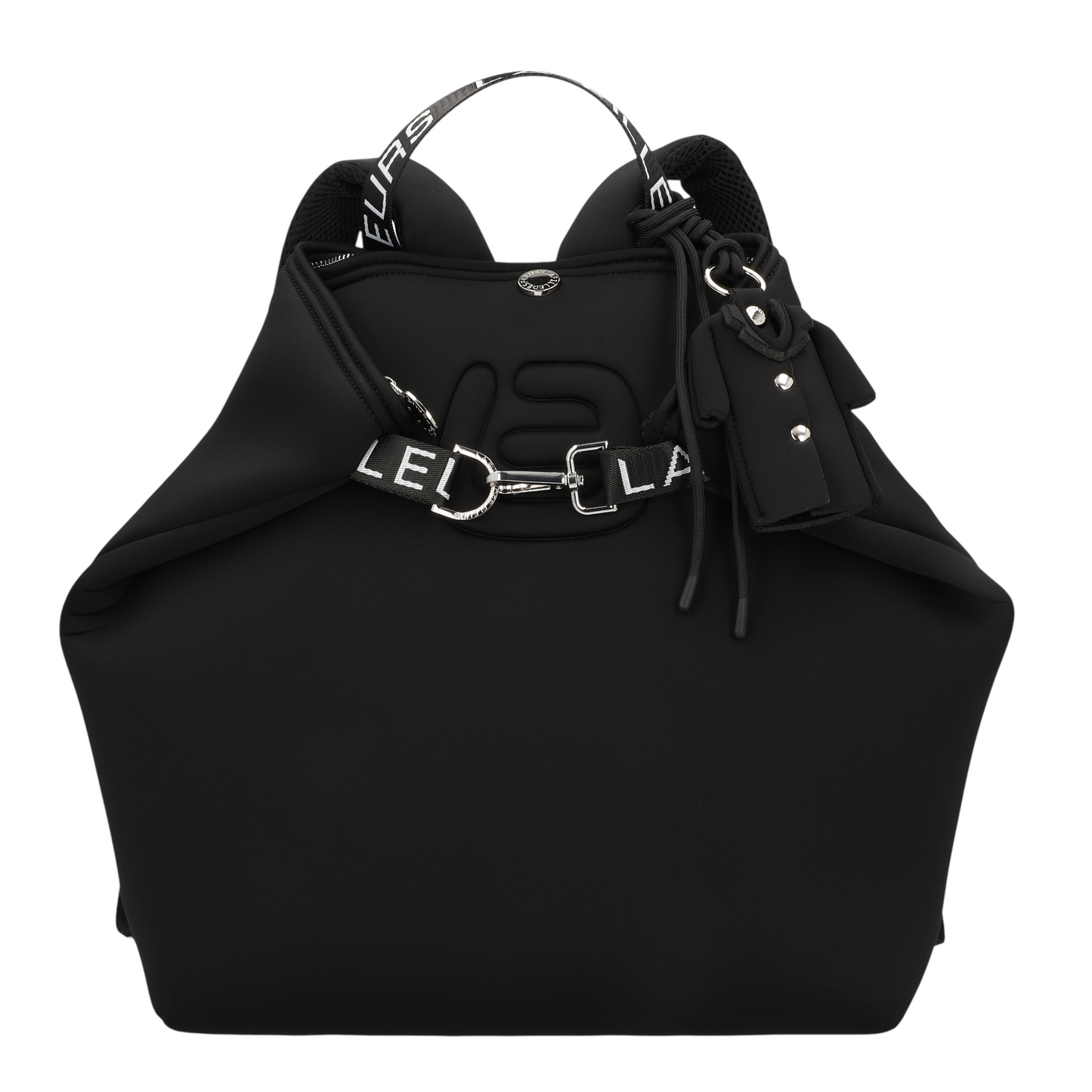 La Fille des Fleurs - Zaino Ambre Tekno Fabric Nero