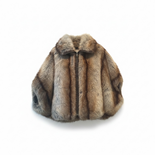 AN-MARCHE - MANTELLA ECOPELLE BEIGE