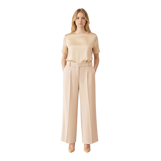 AN21885U147 - ANITIE PANTALONE CINTURINO ALMOND