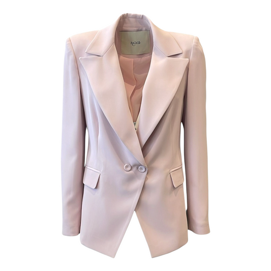 Anitiè - Giacca Doppiopetto Cipria