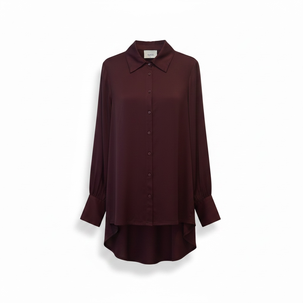 AN43229V47 - ANITIE CAMICIA VISCOSA BORDEAUX