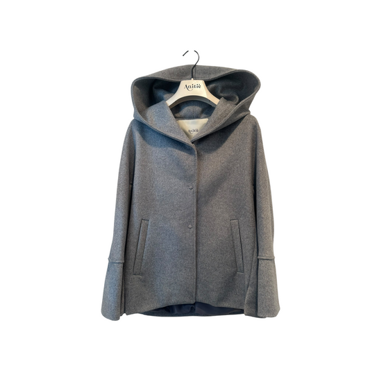 AN70248U523  - Anitiè - Giacca Cappuccio Grigio