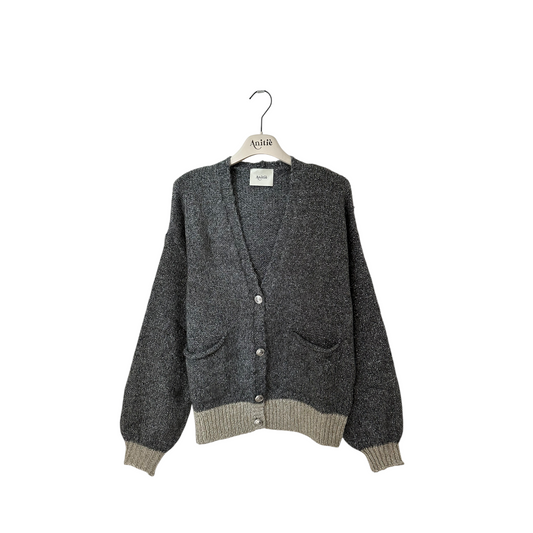 AND78724 - Anitiè - Giacca Lurex Grigio