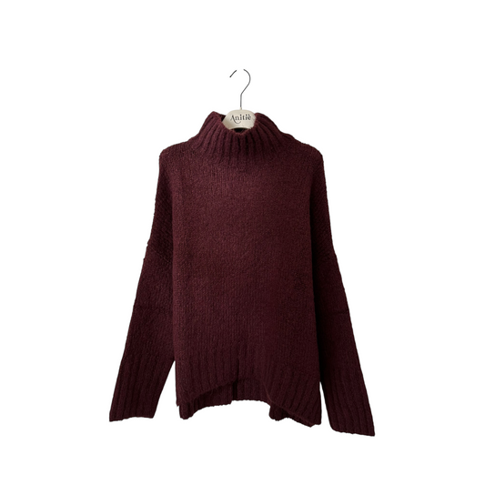 AND79974  - Anitiè - Maglia Over Bordeaux