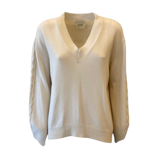 AND80702 - ANITIE MAGLIA INSERTO TRECCE