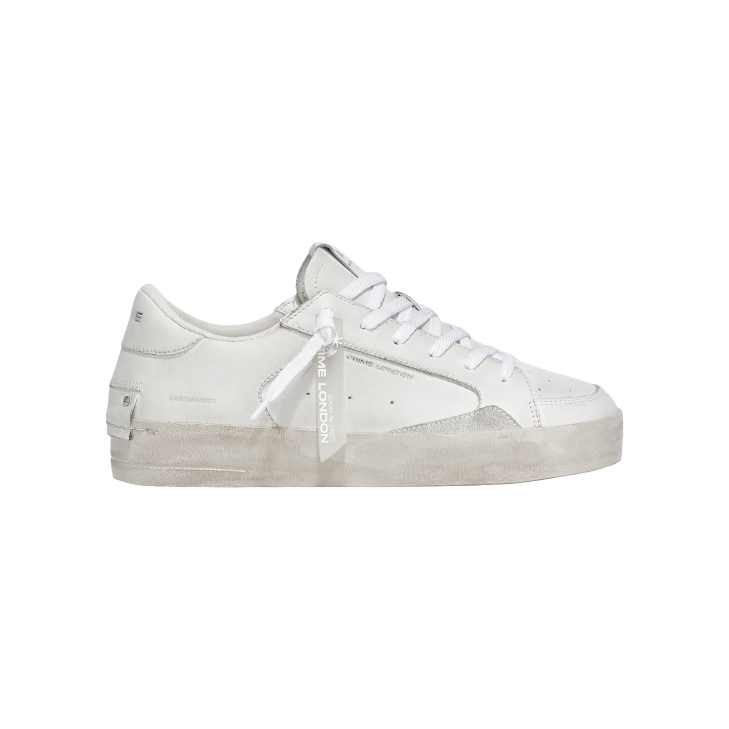 16103 Crime London - SK8 Deluxe All White