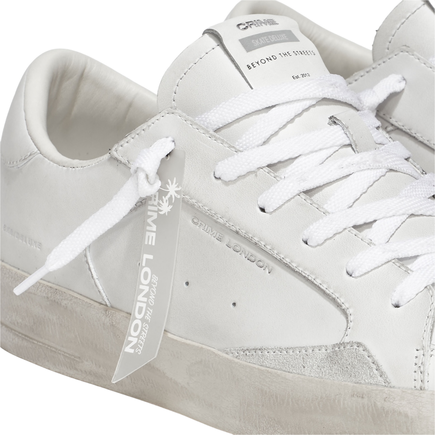 Crime London - Sneaker SK8 Deluxe All White