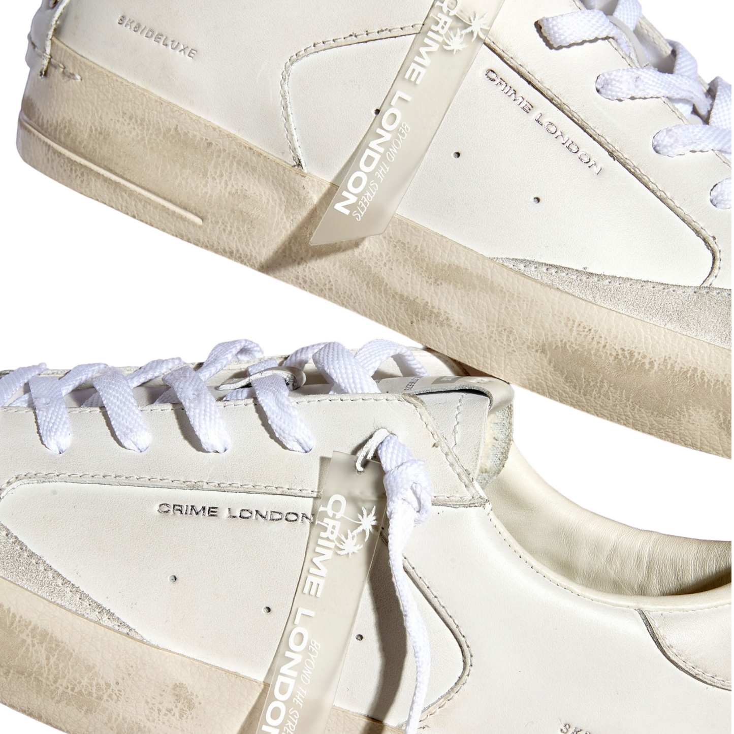 Crime London - Sneaker SK8 Deluxe All White