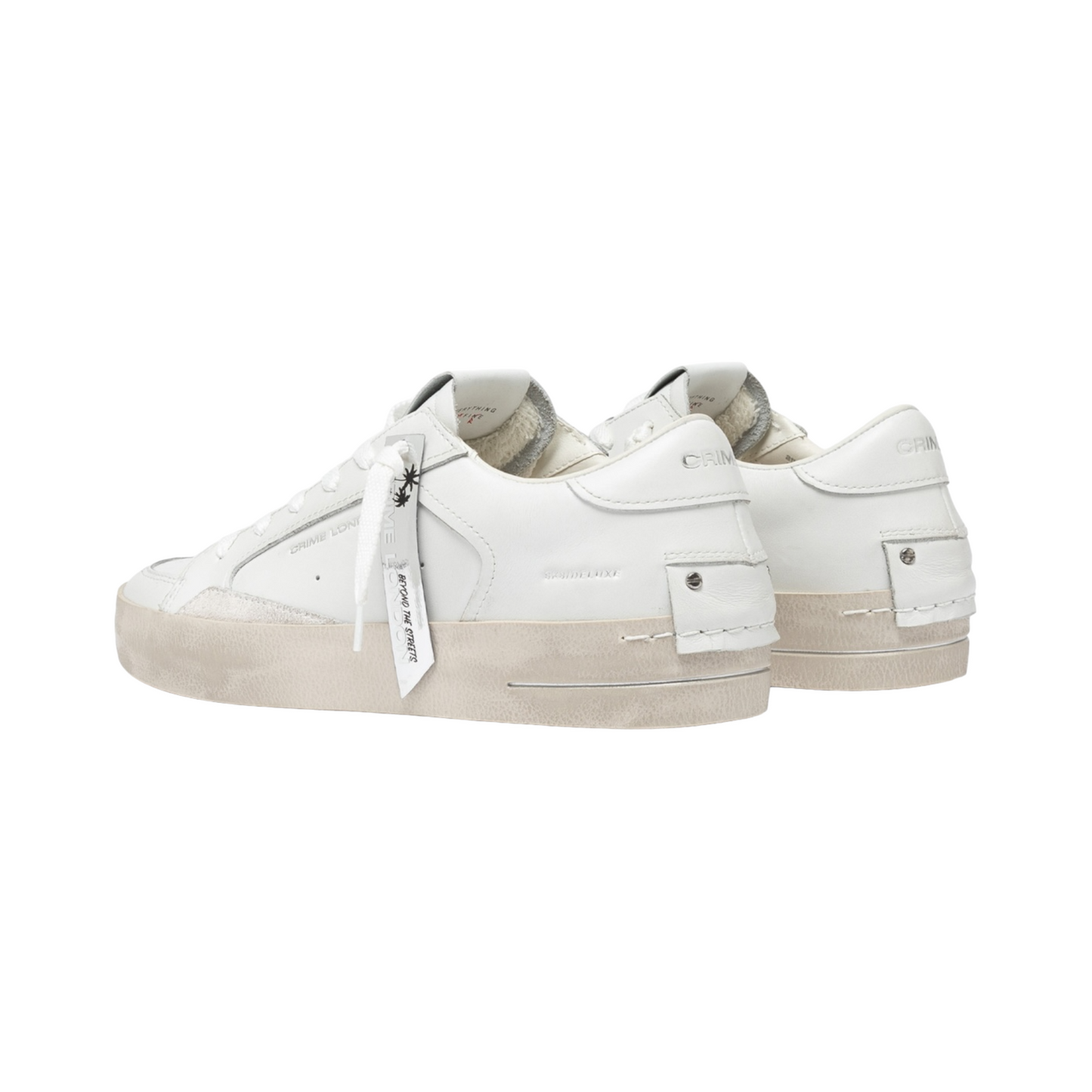 Crime London - Sneakers SK8 Deluxe Vanilla White