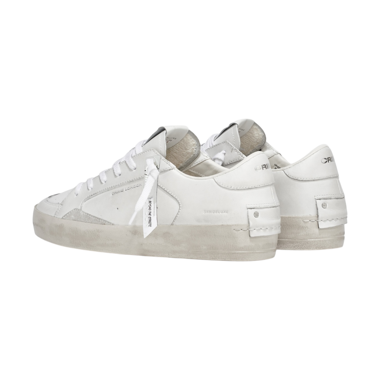 Crime London - Sneaker SK8 Deluxe All White