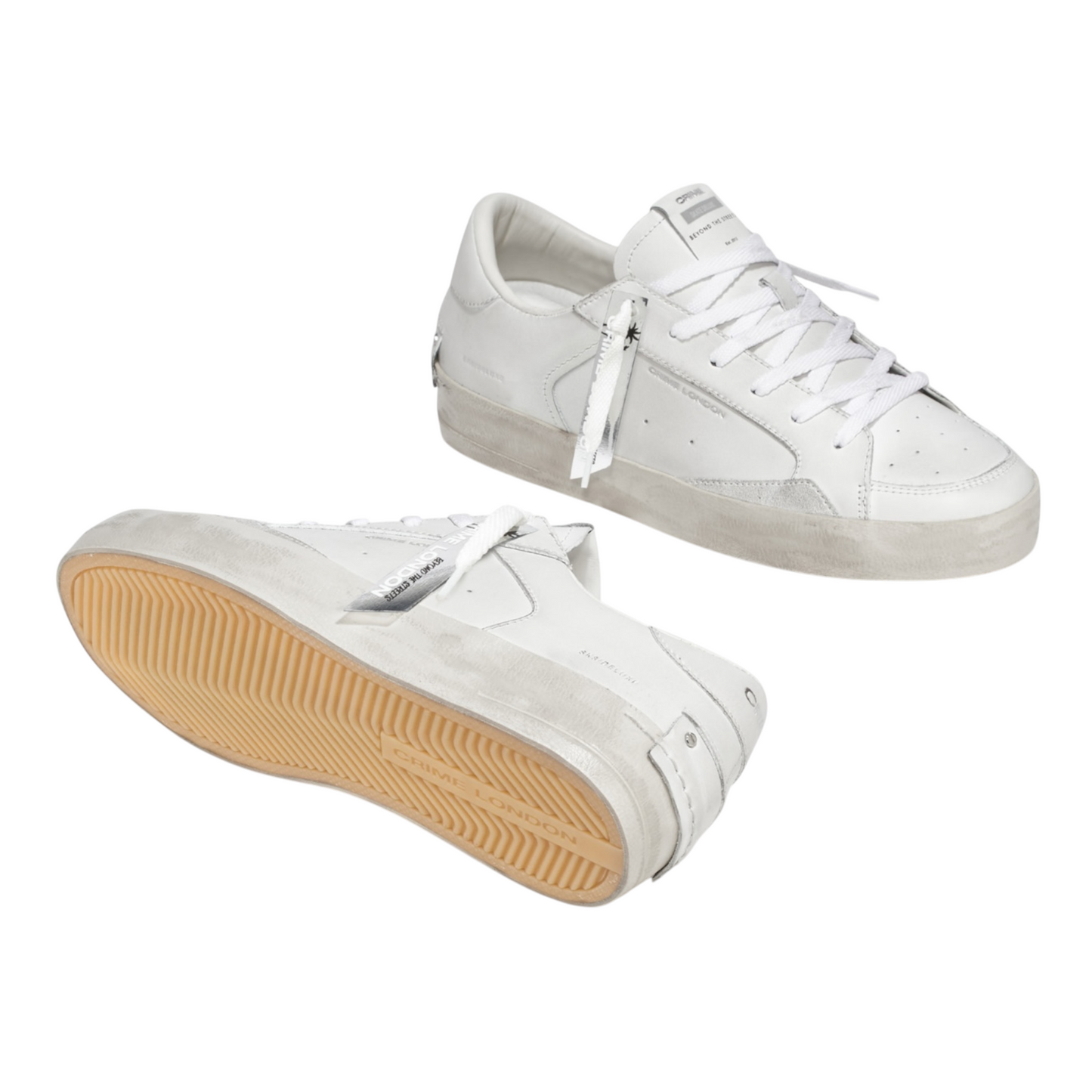 Crime London - Sneaker SK8 Deluxe All White