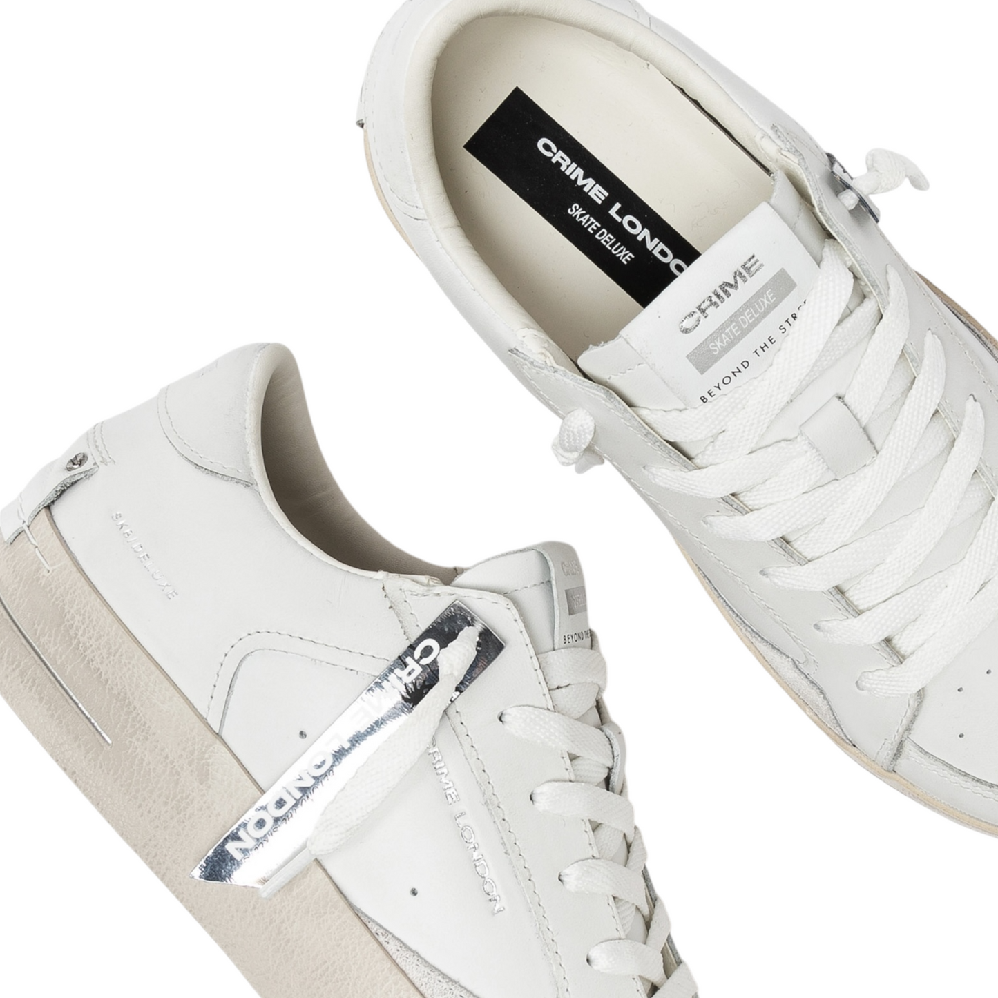 Crime London - Sneaker SK8 Deluxe All White